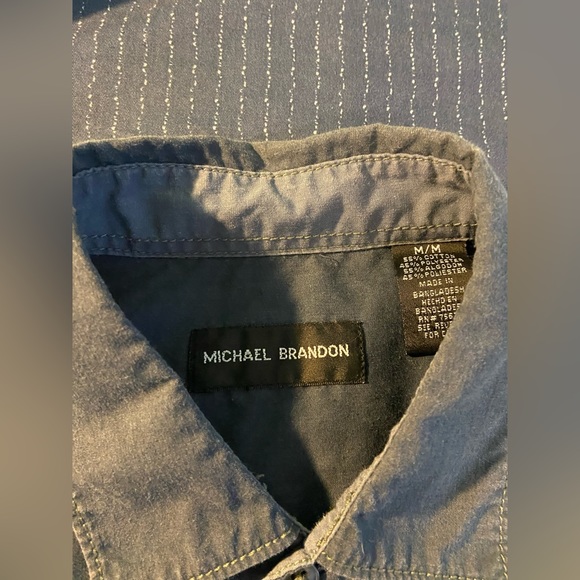 Micheal Brandon button down Tee - Picture 2 of 5
